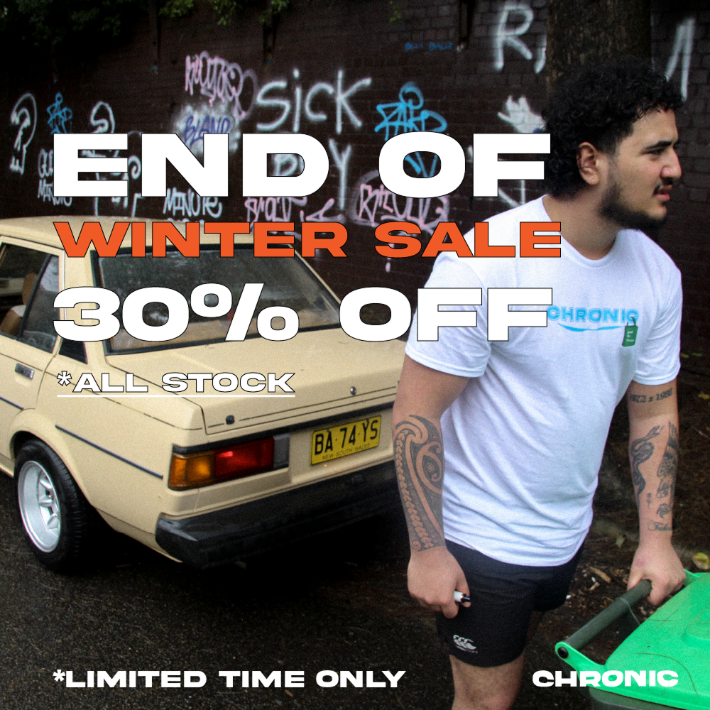 Chronic end of winter sale campaign